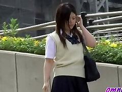 Sizzling Jap schoolgirls losing their pants to sharking