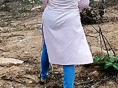 Risky Quick Public Sex in jungle with big bosoms girlfriend