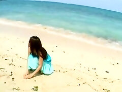 Finest Japanese chick Hibiki Otsuki in Best Jizz Flow, Beach JAV video