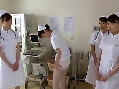 Unbelievable Japanese model Yuki Aoi, Akari Asakiri, Nachi Sakaki in Incredible Nurse, Fingering JAV scene