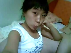 Korean Non-Professional GF Cute Face Constricted Wazoo Tidy Chocolate Fuckhole Slit