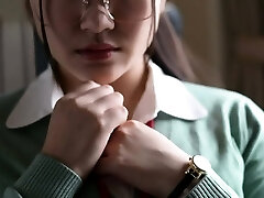 Real Asian teen with humungous boobs is making