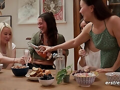 Lesbian Group Fantasy Sex with Toys