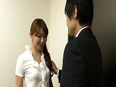 Horny asian bitch dreaming about her boss and wanking her wet twat with her playthings
