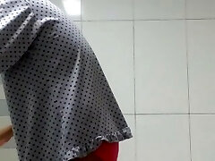 ugly korean slut bathing demonstrate