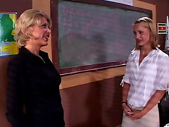 Sexy Teacher Slurps her pupil's pussy! (The unforgettable Porno Emotions in HD restyling version)