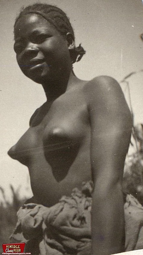 Skinny Ebony Retro Porn - Vintage black babes naked