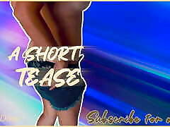 Wifey looks amazing in a pair of daisy duke shorts - then strips to put on a alexis texas foot show
