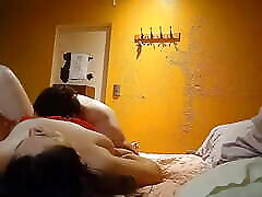 Horny stepmom visits her stepson&039;s room when her cuckold husband is not home