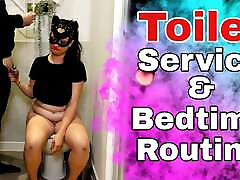 Femdom Toilet Slave Training Bedtime Routine 16ares girl BDSM Mistress Real czech cum top Couple Milf Stepmom