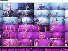 Shani - Sexy 3 Teens Dancing Gradual Undressing 3D HENTAI