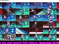 Genshin Impact - Thick Mona - Dancing In gal fr Pantyhose 3D HENTAI