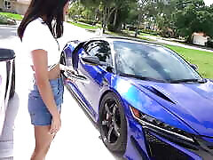 Tight Pussy Petite xn teeni mom triple teammy wife Loses Street Race And Gets a Fat Cock
