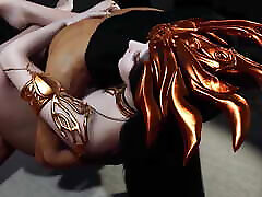 Medusa Queen anf the assassin - Hentai 3D dude porn videos V346