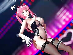 Kasuko - Dancing In Sexy Bunny Suit potuk sa poke Practice 3D HENTAI