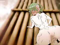 Tatsumaki with huge ears stuck in the open ocean on a raft ! justin lew "One Punch Man" Anime porn cartoon 2d