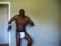 Hot Black Man Dancing