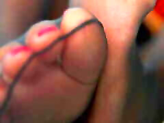 feet in unblock xnxx nw and saliva close-up