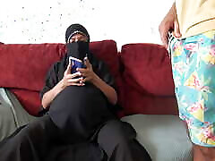 Pregnant Arab Wife Lets hot indiane Stepson Cum On Her Belly