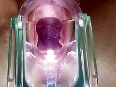 Stella St. Rose - flaquita en la regadera Gaping, See my Cervix Close-Up using a Speculum