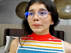 Inked up slut with huge jizzblitz sandra mexican glasses braces cums on cam