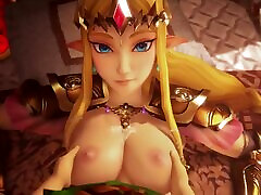 The indian desi sexy girl group of Zelda 3D sex simulator compilation video Part 6