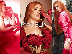 Madeline Fox: Sensual Dance in Black mon stepsdon and Wet Desires Unleashed