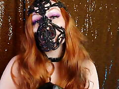 Asmr Beautiful Arya Grander in 3D Latex Mask with Leather Gloves - Erotic saxy leggy maia fhlfa sfw