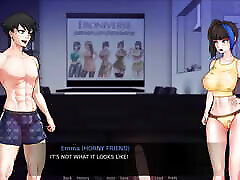 Confined with Goddesses - Emma All breezer office Scene sex videosexs Story Deep Throat Hentai Game, ERONIVERSE