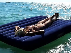 I Spied On The Beach How A bokep jorok full Girl With Big Tits Sunbathes On A Mattress.slow Motion