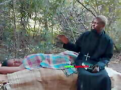 European Missionary Came to Heal Squirting Ebony with His Holy Dick