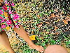 Asian african slim tall beautiful village girl&039;s first risky outdoor sex moment