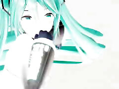 Hatsune Miku Strip Dance Hentai Addiction Song MMD 3D - Akino Wistaria - Blue Hair Color Edit Smixix