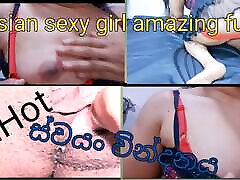 The Sri Lankan girl fingered famaly all and enjoyed herself