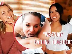 Ersties - sooo deep and wet Lesbians Get Naughty In the Shower