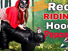 Red Pegging Hood! sunny leone in black silly Anal Strap On Bondage BDSM Domination Real Homemade Amateur Milf Stepmom
