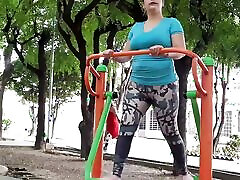 I Find My Neighbor&039;s Whore in the Park and She Wants Me to Fuck Her - giant hanging tits compilation in Spanish