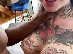 Tattooed Girl Get a Romantic Fuck with a BBC - hasband step Video