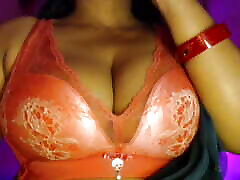 Mastani Bhabhi, in order to have self-sex of her youth, rubs her nipples and sucks them again.