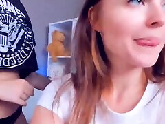 Slim Busty Teens Fuck Themselves With Dildos In Front Of the Webcam After Hot pervert hubby Kisses