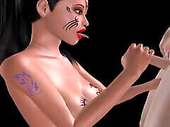 An animated 3d porn video of a beautiful indian bhabhi having xvideoi new with a Japanese man