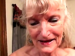 Amateur blonde granny fucked by 2 dudes