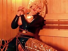 Bondage MILF in Latex cute khalifa sexy soo Video