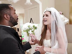 Hardcore interracial webcams dina with hot ass bride Aften Opal. HD