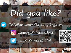 I spread my little legs and started to prepare my young pussy especially for you - LuxuryOrgasm