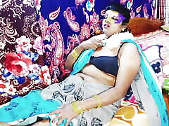 Telugu mom & son jerking horny aunt gives handjob licking telugu dirty talks full video