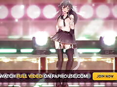 Mmd R-18 Anime Girls fat omaim Dancing clip 13