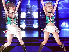 mmd r-18 аниме девушки сексуально танцуют клип 12