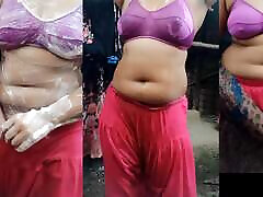 Desi village mommy bra xxx shower scene in open bathroom. Bangla porn video of desi stunning uk stocking teen gangbang akhi