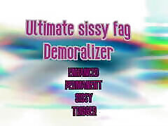 The Ultimate Sissy bi tit and boobs Demoralizer